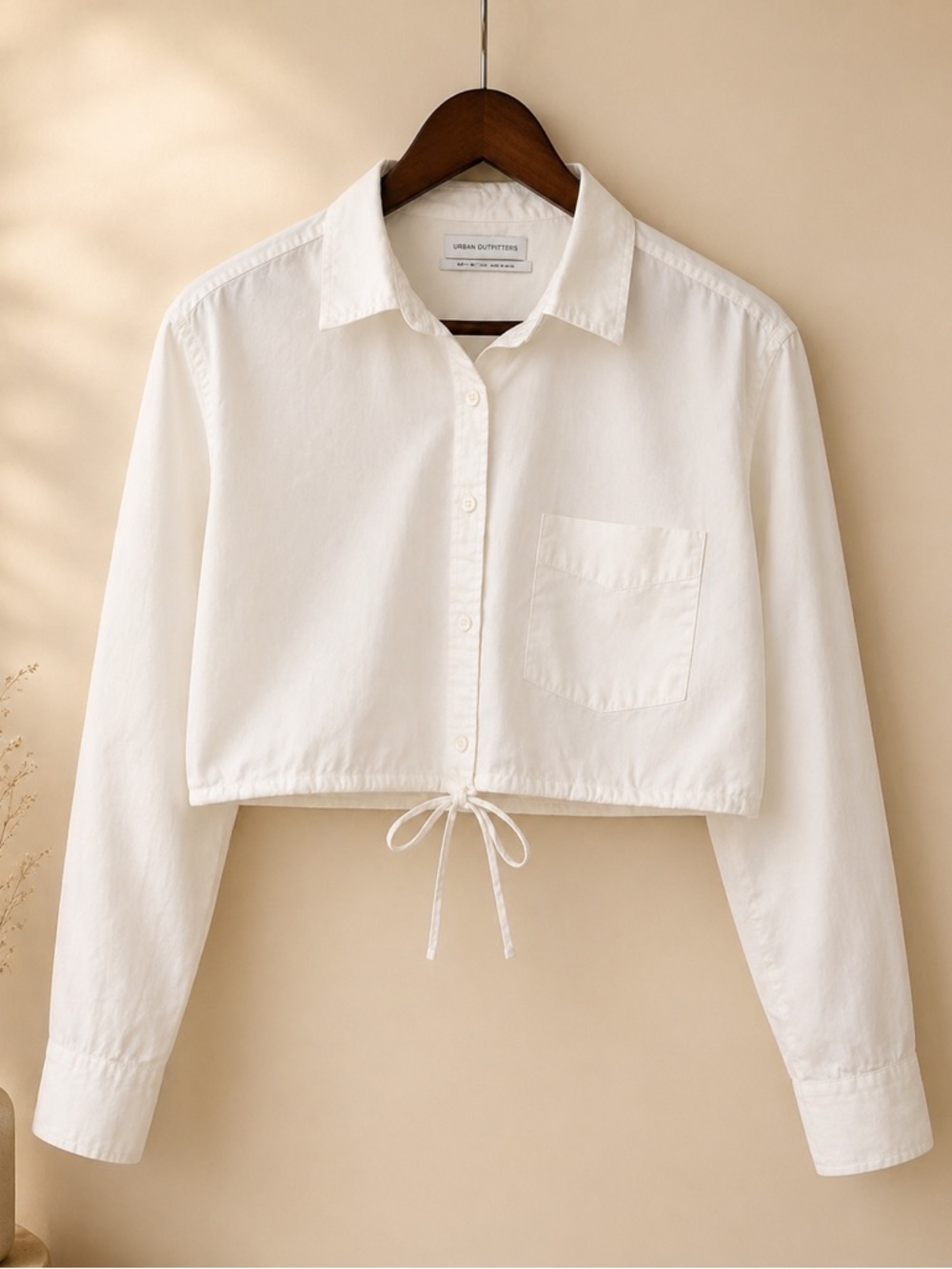 Urban Outfitters Cropped Button Down Shirt M